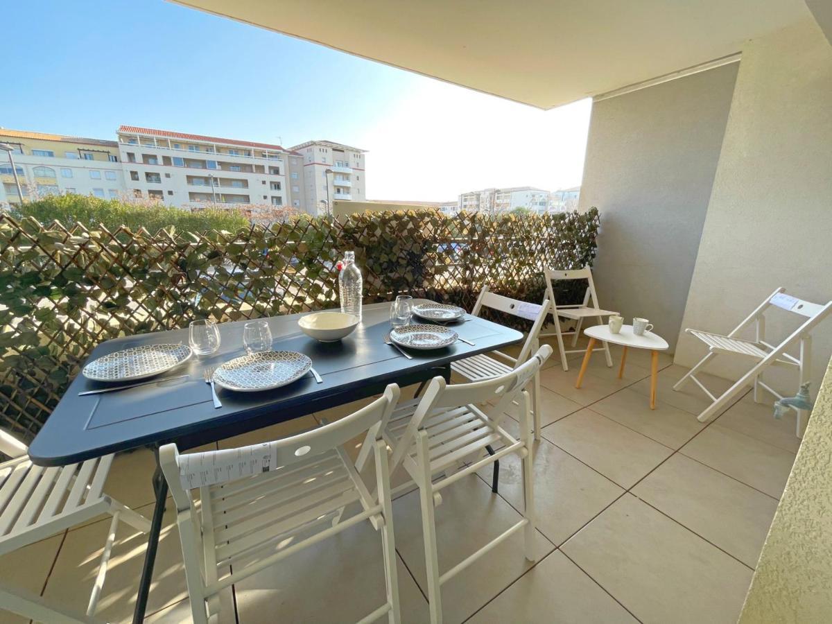 3P Climatise Avec Parking, Piscine, Proche Plage Et Commerces A Sete - Fr-1-338-497 Экстерьер фото
